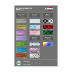 Farvekort SUPERIOR 9000 serien (9100-9400-9500-9700-9800)