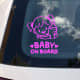 Baby on board - klistermærke #9