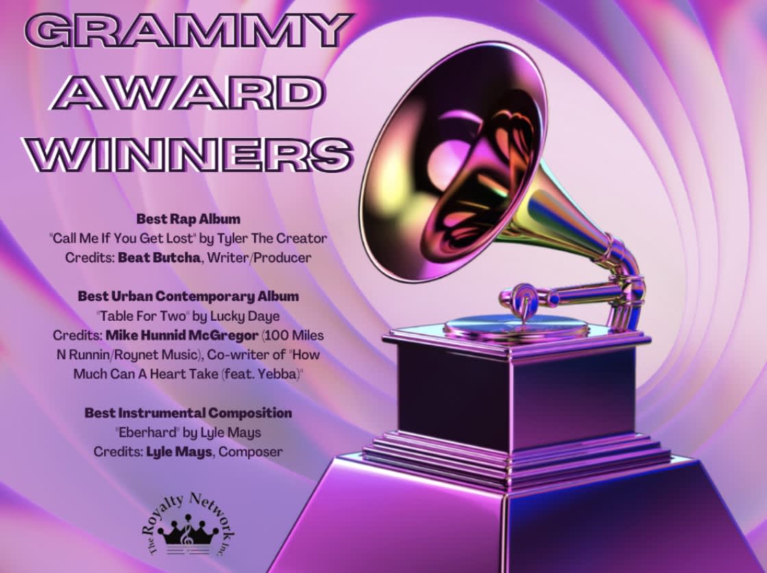 3 RoyNet clients go home with Grammy Awards!