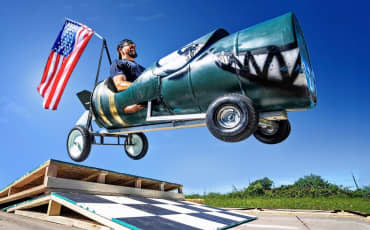 Dude Perfect | Fastest Soapbox Car Wins