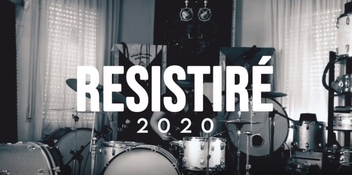 Spanish musicians unite to sing &quot;Resistire&quot;