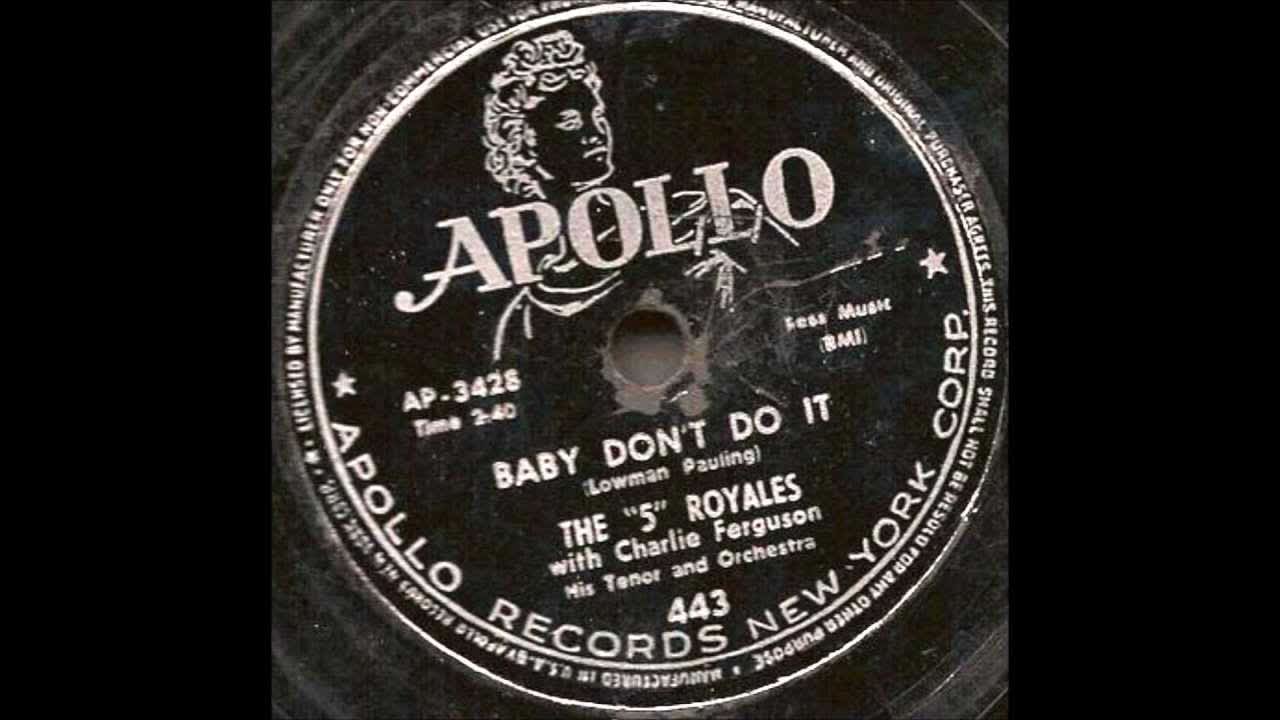 Baby, Don&#39;t Do It