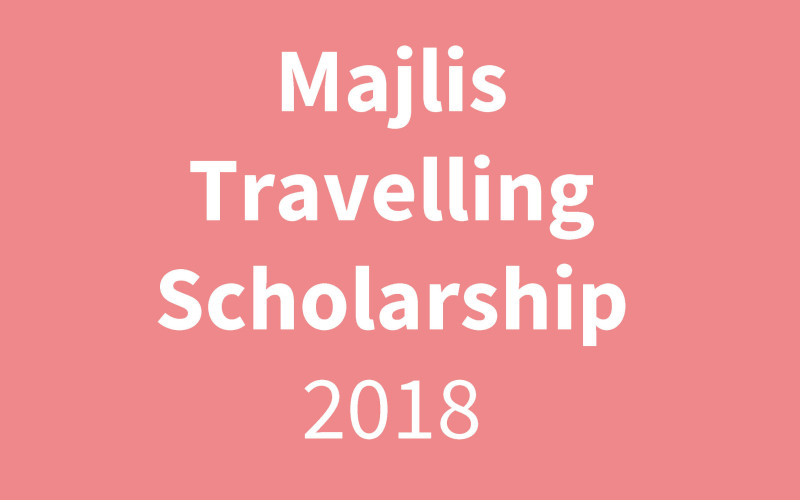 Majlis Travelling Scholarship Finalists