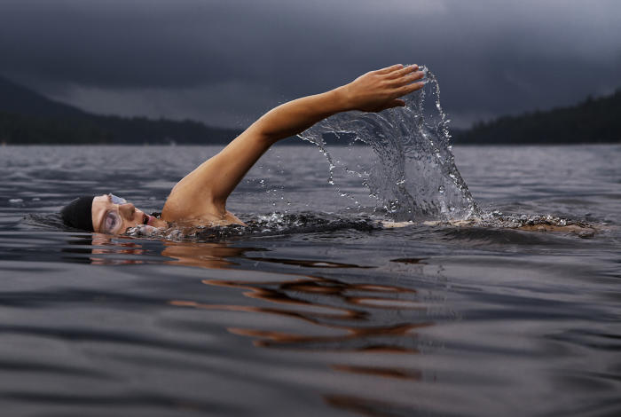 Cumulative exercise, such as swimming each day, has the best results later in life. Picture: Pexels