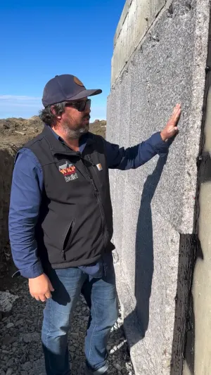 Two-Part Foundation Waterproofing System