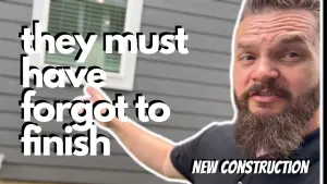  If you don’t INSPECT, they will LEAVE it like this! 