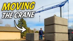  What Goes In To MOVING A TOWER CRANE?! 