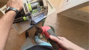  Cutting into Festools with Milwaukee... I didn't want to do it. 
