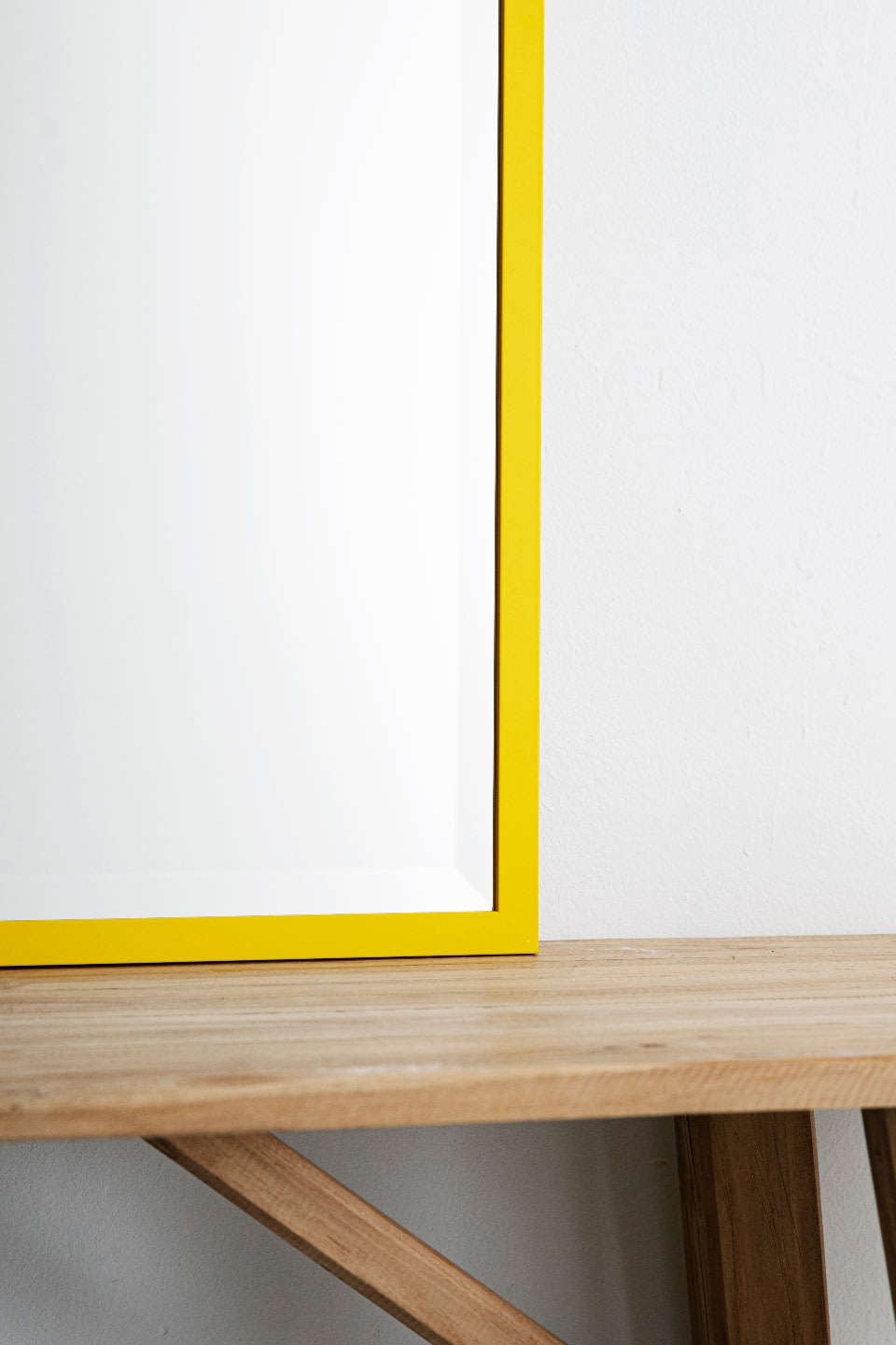 Modern Spiegel 63x123 cm Gelb
