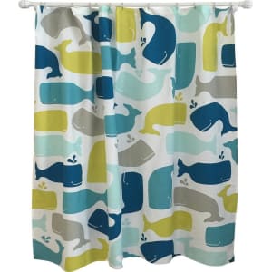 Whale Shower Curtain Amparo Blue Pillowfort From Target