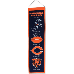 Chicago Bears Winning Streak Heritage Banner