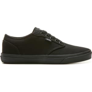 Vans Kids' Atwood Low Top Sneaker Pre/Grade School Shoes (Black/Black) Vans Kids' Atwood Low Top Sneaker Pre/Grade School Shoes (Black/Black)