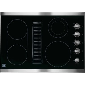Kenmore Elite 44113 30 Downdraft Electric Cooktop Silver From Sears