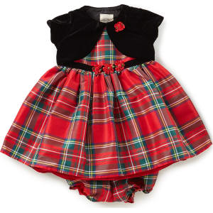 Laura Ashley London Baby Girls Newborn 24 Months Cropped Velvet