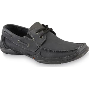 San Polos Men S Joaquin Leather Boat Shoe Graphite Size 8