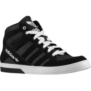Adidas Originals Hard Court Hi 3 Mens Black Black White