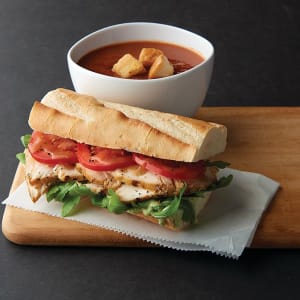 $7.49 Choose Two: Half Sandwich – Half Panini – Cafe Salad – Cafe Pasta – Cup of Soup