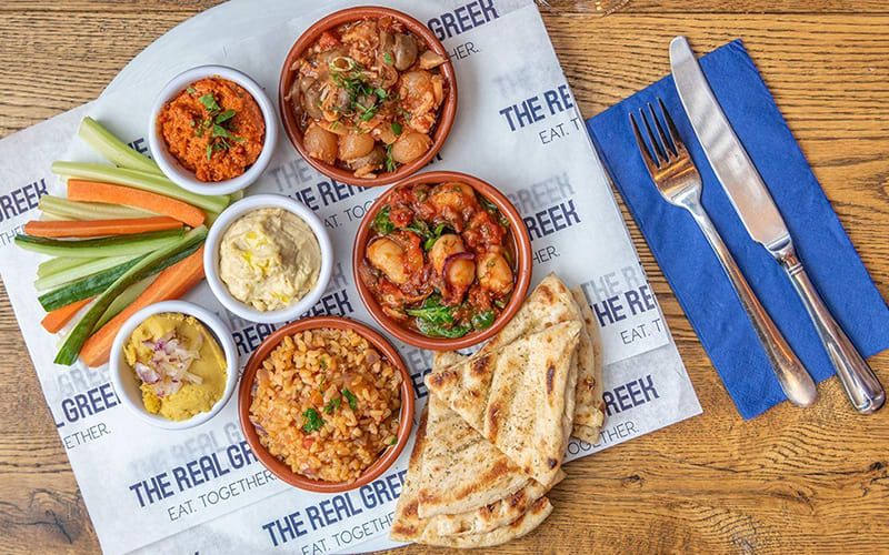 The Real Greek Vegan Plate