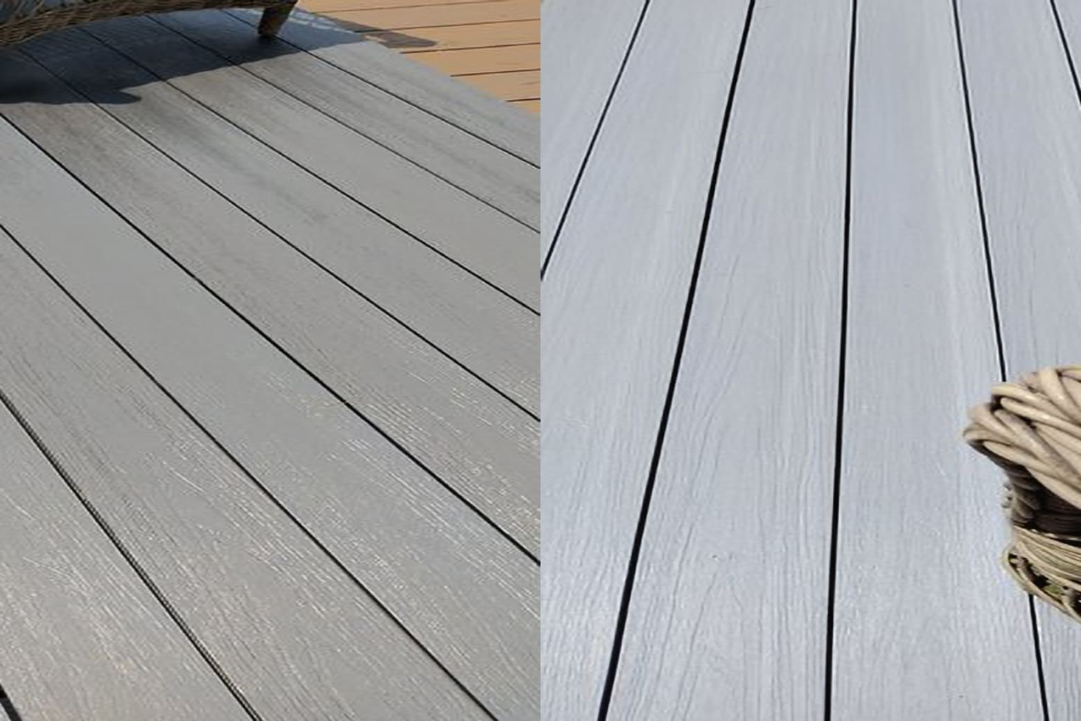 Supremo Wpc Double Face Composite Decking Boards Patina Graphite 23mm By 135mm By 2400mm
