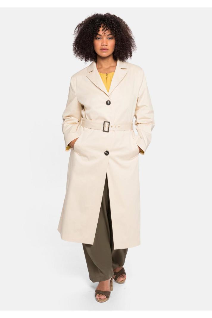 Dwars zitten bewondering slank Trenchcoat Damen große Größen bei Wundercurves