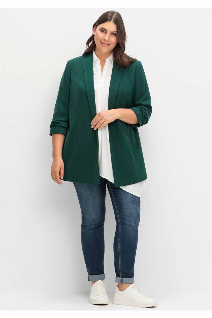 Große Größen Elegante Blusenjacken Sheego Blusenjacke »Große