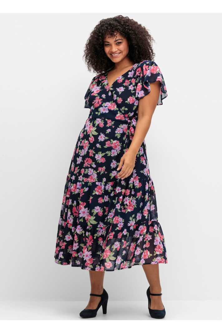 Sheego By Joe Browns Druckkleid »Große Größen«, Mit Blumenprint Und