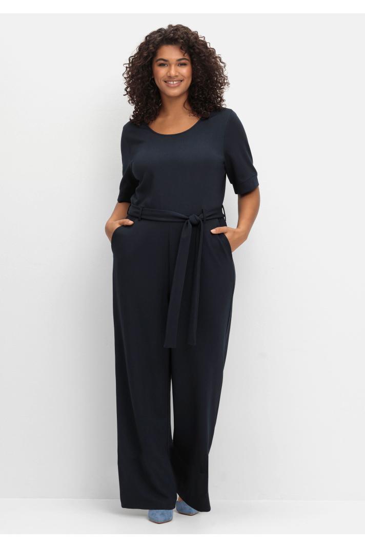 All black jumpsuit plus size online