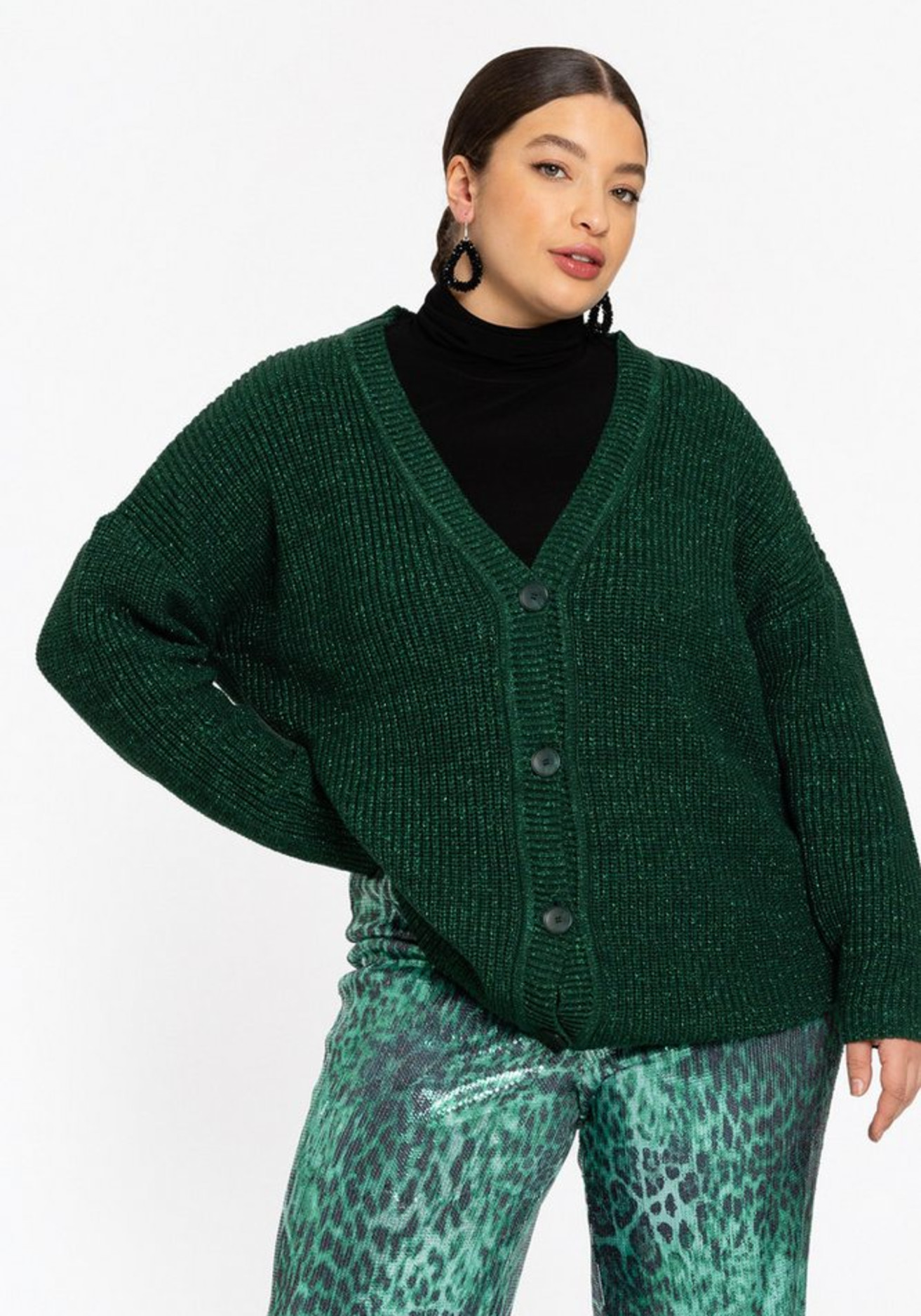 Grobstrick Cardigan Damen Dicker Strick Cardigan YOEK Cardigan