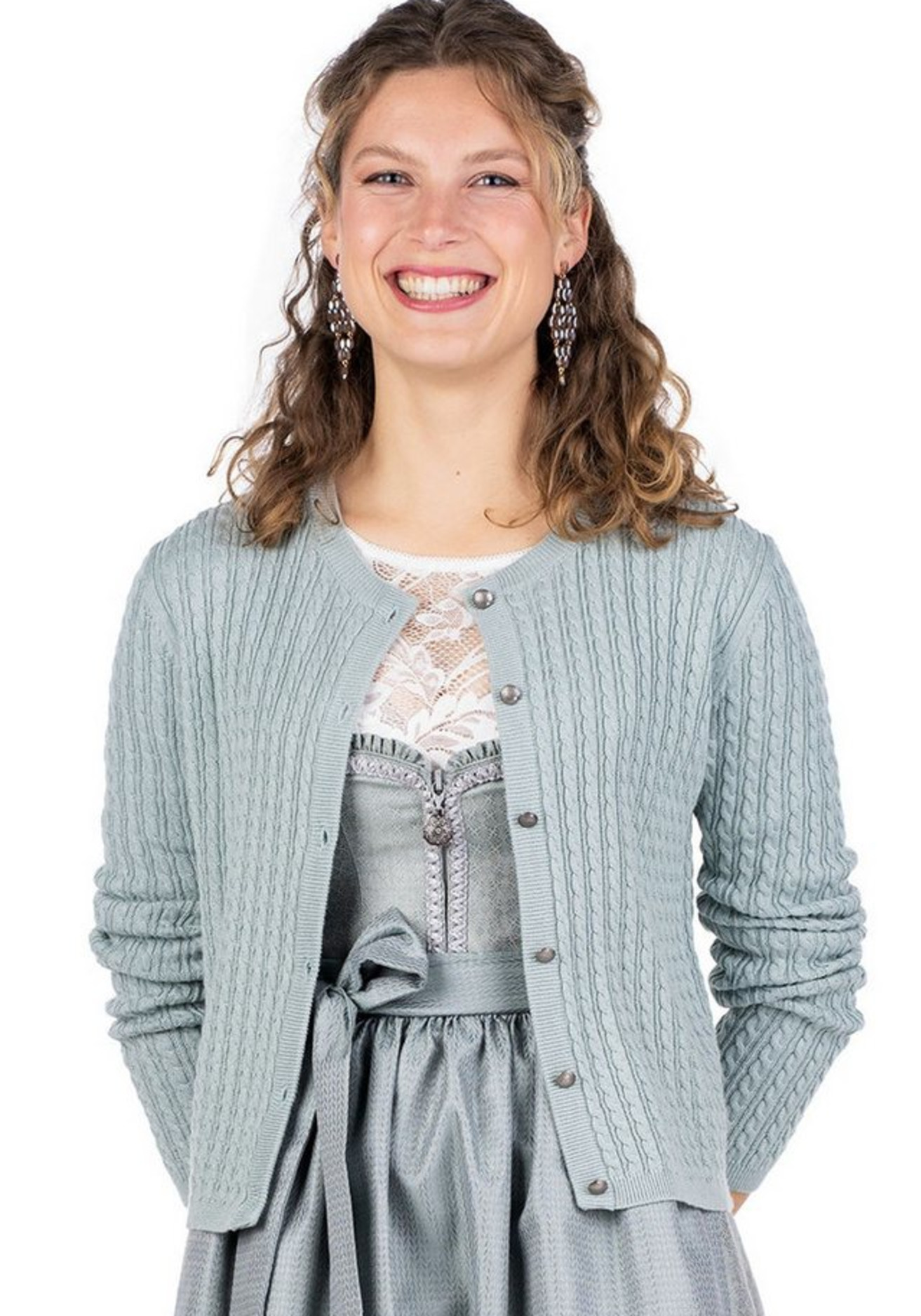 Hammerschmid Trachtenjacke Trachten Strickjacke REIT jadegrün