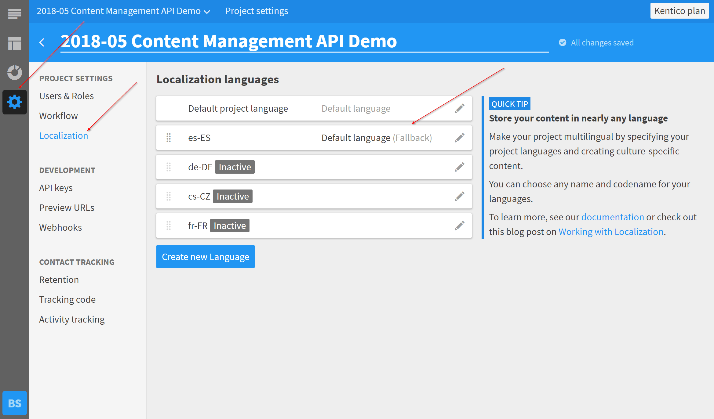 Translating Content with Kentico Cloud and Azure | Kentico image.