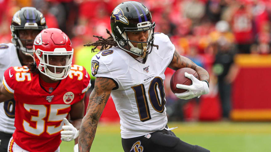 Ravens Wr Chris Moore Walked Off Practice Field After