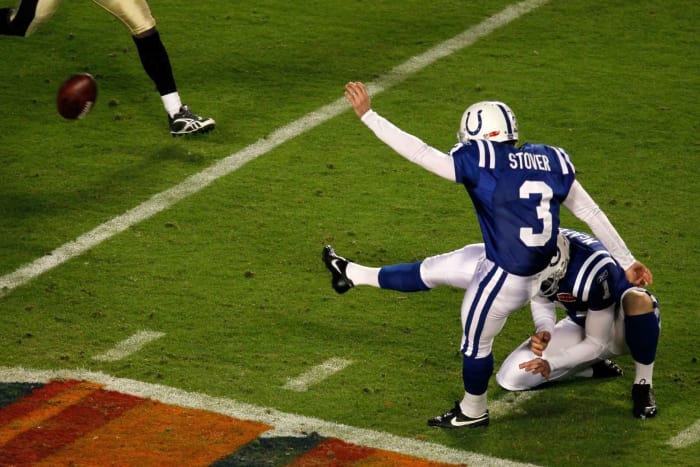 The oldest players to appear on Super Bowl rosters - NewsOpener Matt Stover, Age 42: Super Bowl XLIV
