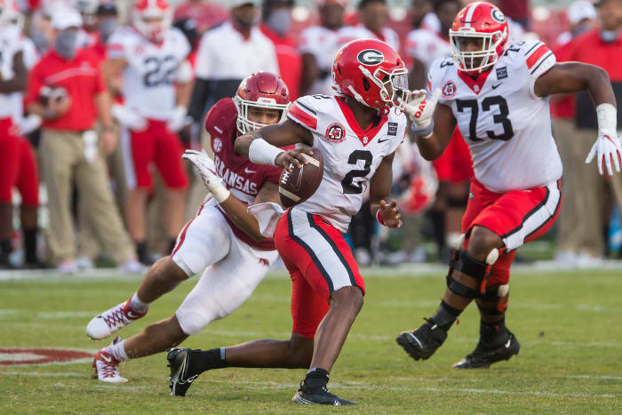 No. 7 Auburn (1-0) at No. 4 Georgia (1-0), Saturday, 7:30 p.m., ESPN