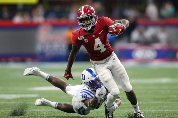 San Francisco 49ers (a través de Colts): Jerry Jeudy, WR, Alabama