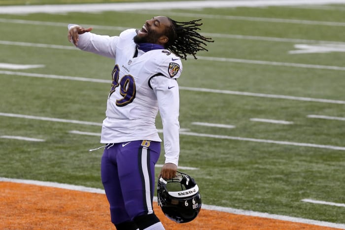 Baltimore Ravens: determine pass rusher path